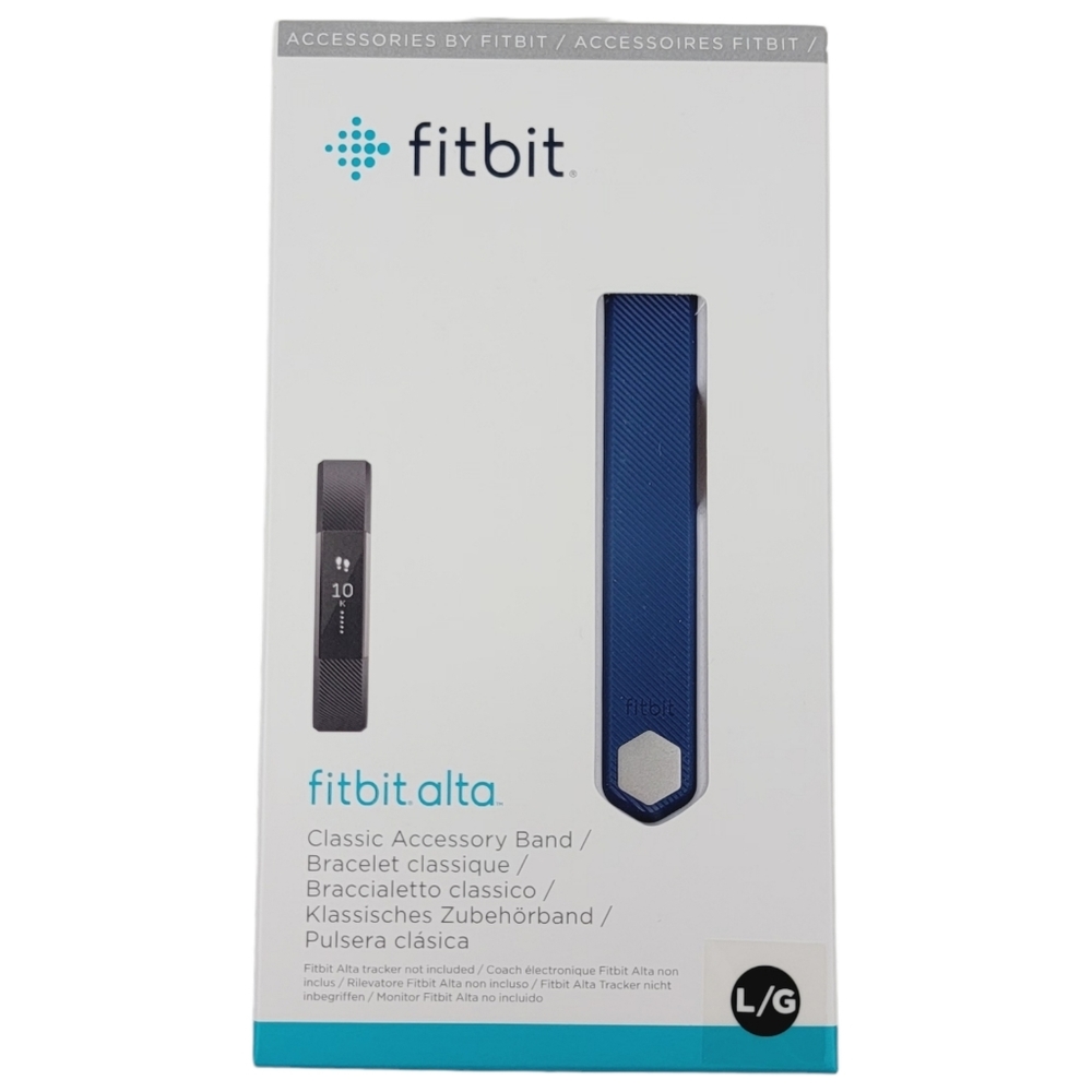 Fitbit Alta Water-Resistant Band Size L/G Color Navy Blue
